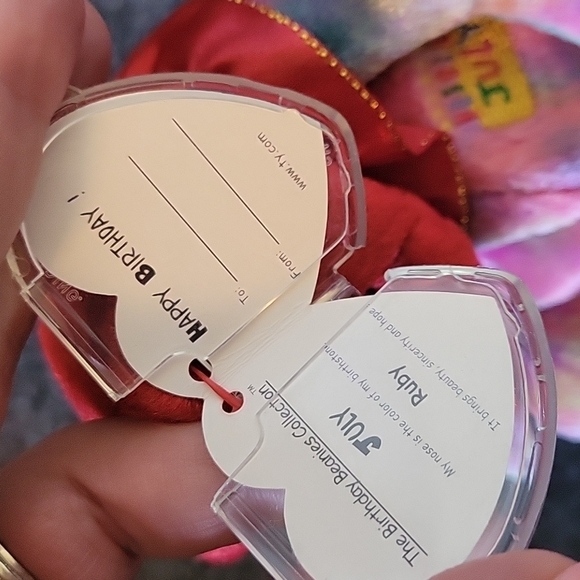 🌴3/$15🌴 July Birthday Bear kids/adults teddy bear red kids plush celebrate - Picture 4 of 9